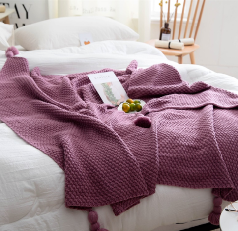 Purple blanket-Nestledhome