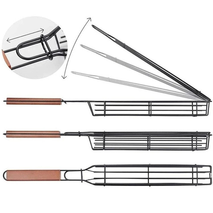 BBQ Grill Mesh Stainless Steel Tools Kitchen Accessories-Nestledhome