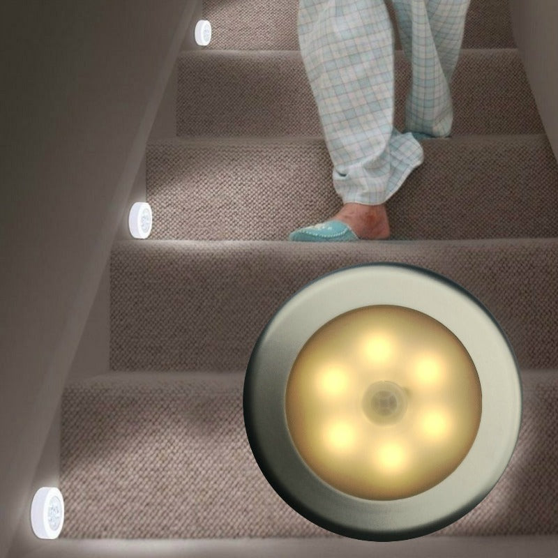 6LED human body induction Lamp Lights Stairs - Nestledhome