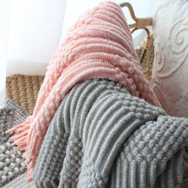Sofa Blanket Nordic Knitted Blanket