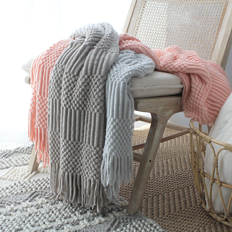 Sofa Blanket Nordic Knitted Blanket
