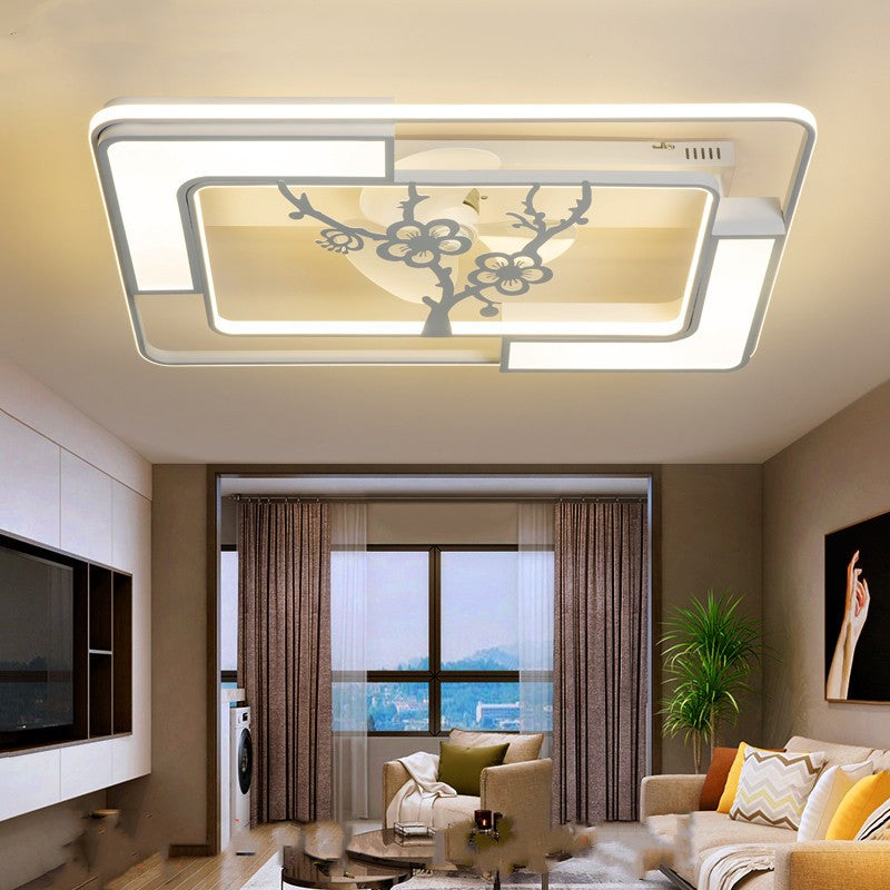 Invisible Electric Fan Lamp Ceiling Lamp-Nestledhome