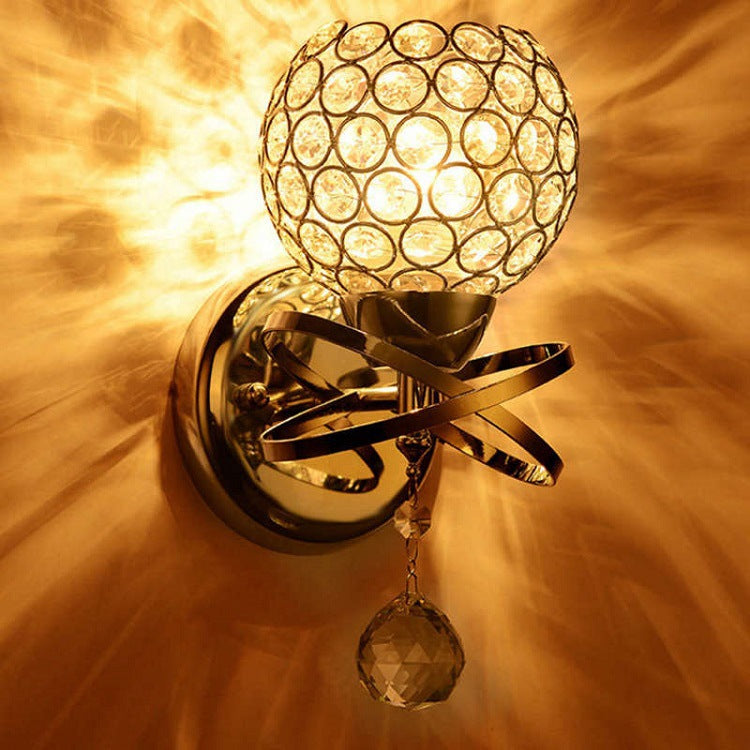 Gold Creative Wall Lamp Bedroom Bedside Lamp